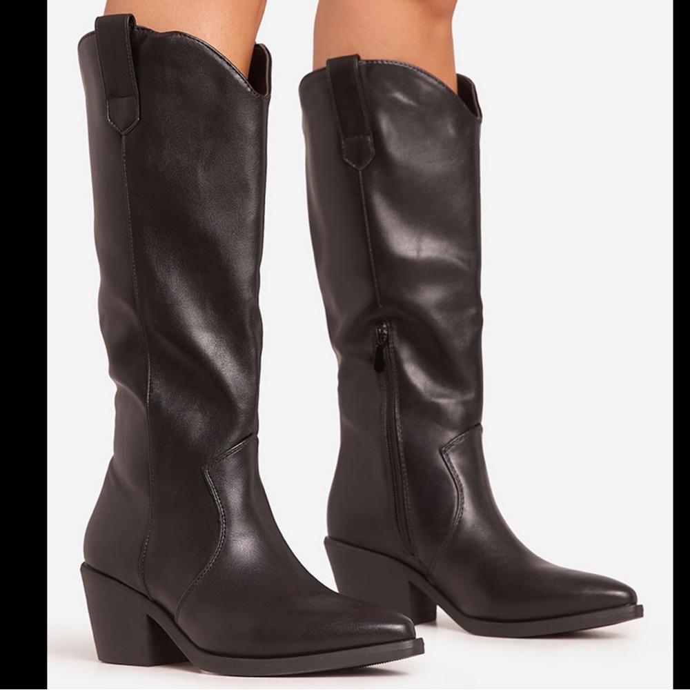 Ego UK cowboy boots (dark brown)